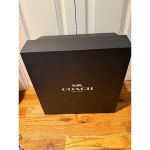 Coach New York Black Gift Box Storage Container Organizer